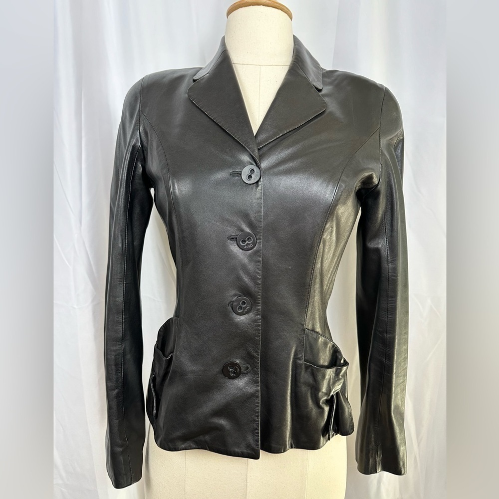 Dior Black Lambskin Leather Jacket